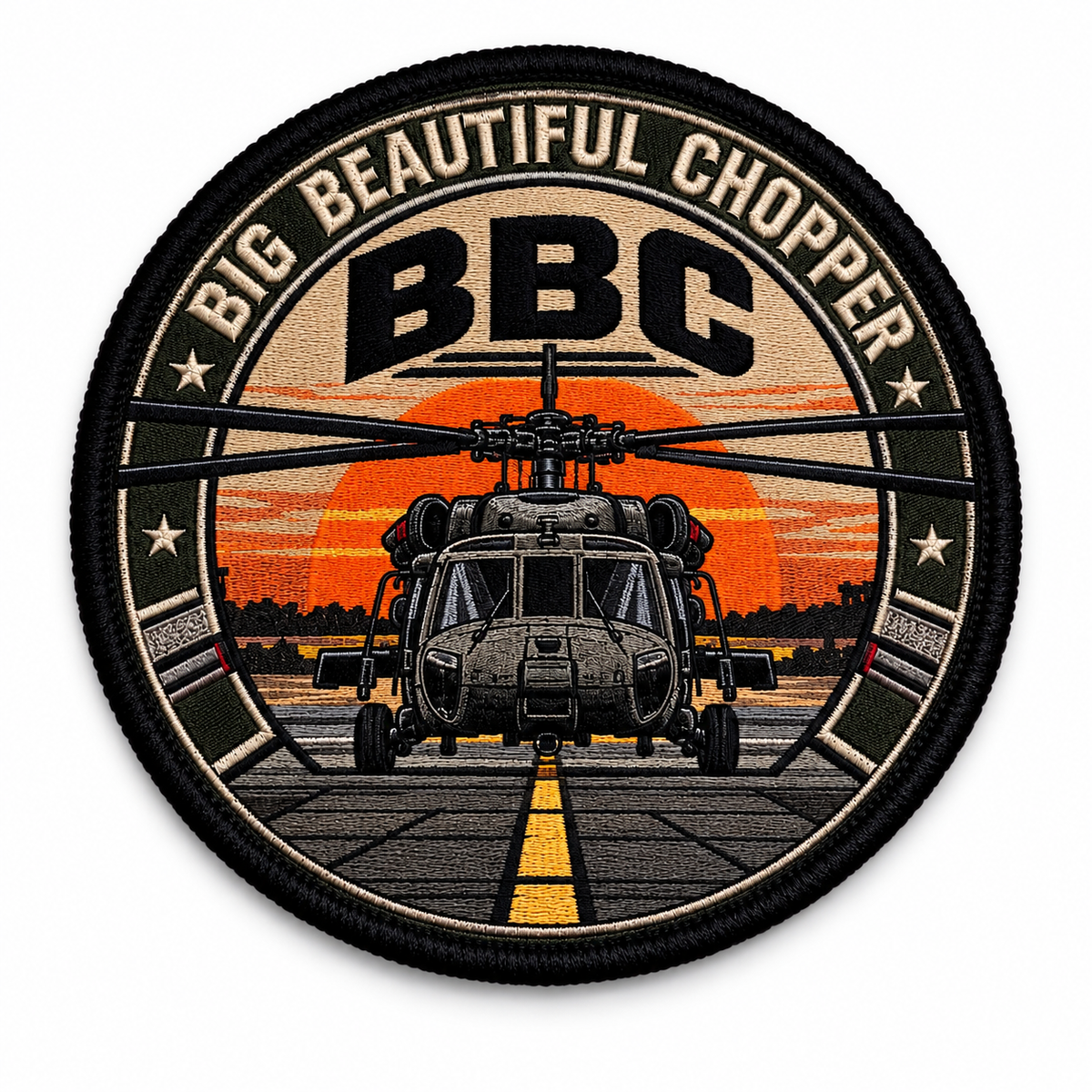 BBC - Big Beautiful Chopper - Velcro Patch (Presale)