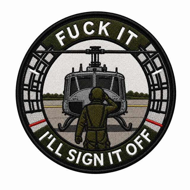 H-1 F*** It - Velcro Patch