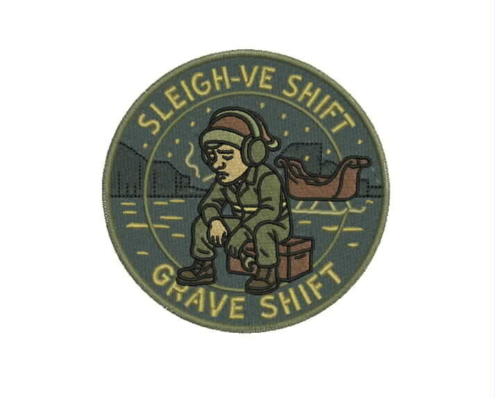 Christmas Patch - Velcro Backing