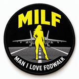 MILF - Man I Love Fodwalk velcro patch